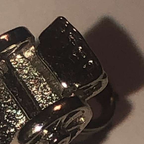 VTG Sterling Silver Antique Car Mini Charm Bracelet Charm .7” x .5” - Picture 3 of 4